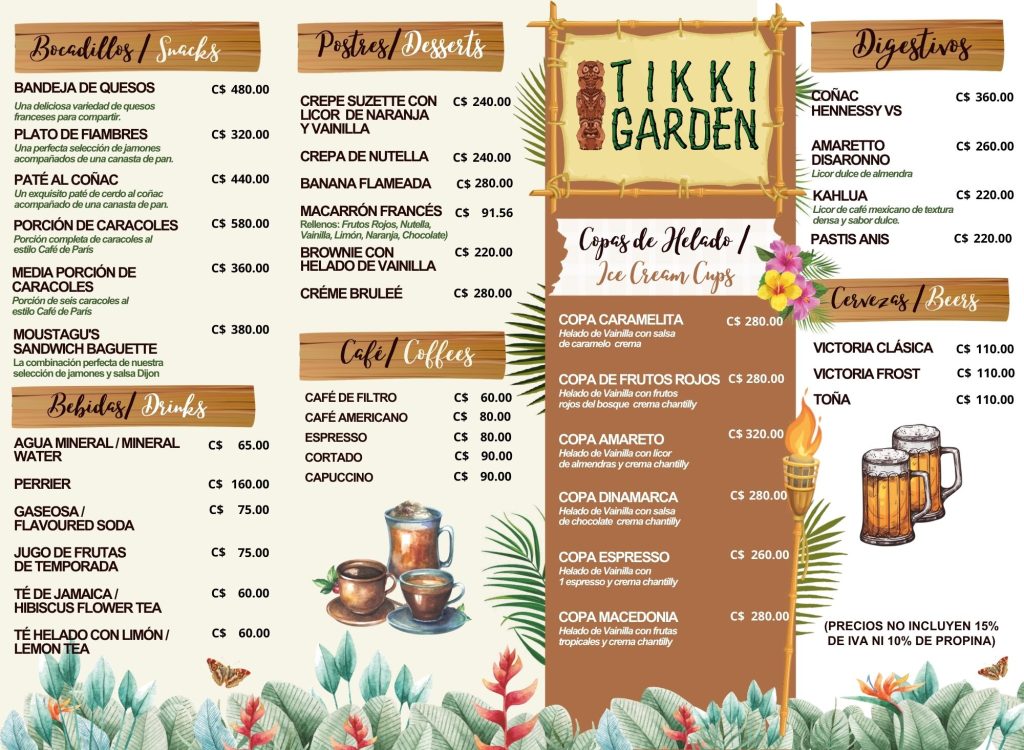 MENU TIKKI GARDEN 1
